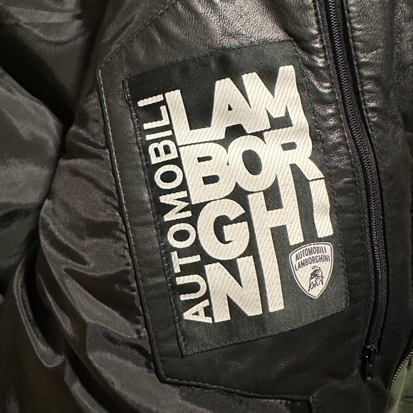 Lamborghini leather puffer jacket - Picture 7 of 9